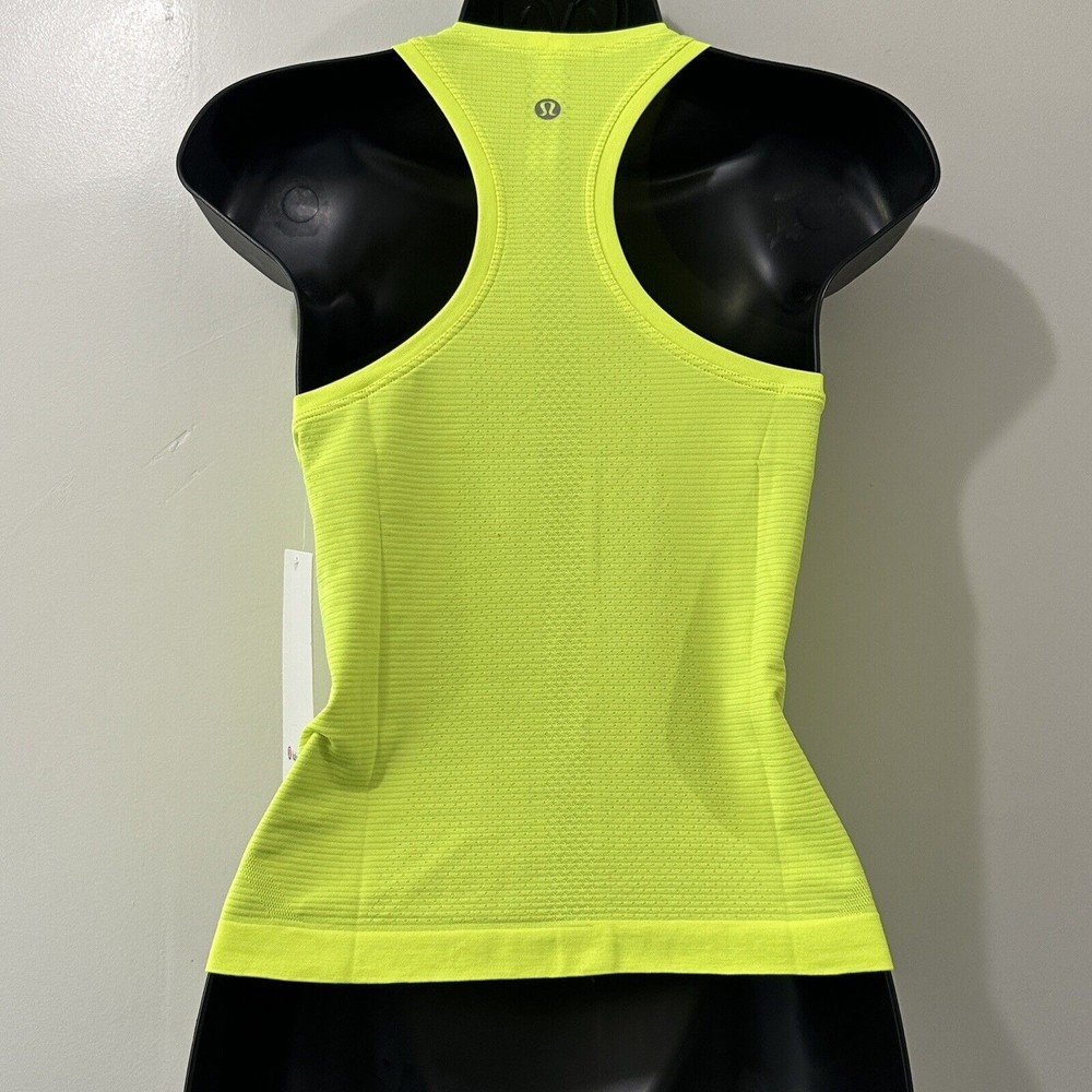 Lululemon Swiftly Tech Racerback Tank Top 2.0 Race Length Highlight Yellow 6 - Picture 8 of 13